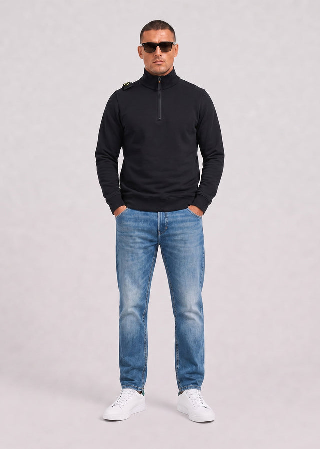 MA.Strum Sweaters Training quarter zip sweatshirt - black