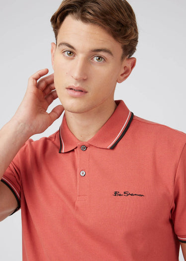 Ben Sherman Polo's Signature polo - raspberry