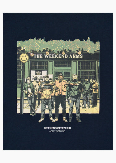 Weekend Offender T-shirts Taberna - navy