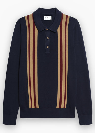 Ben Sherman Longsleeve Polo's Ls mod polo - dark navy
