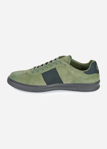 Fred Perry Schoenen Suede - laurel wreath green limestone