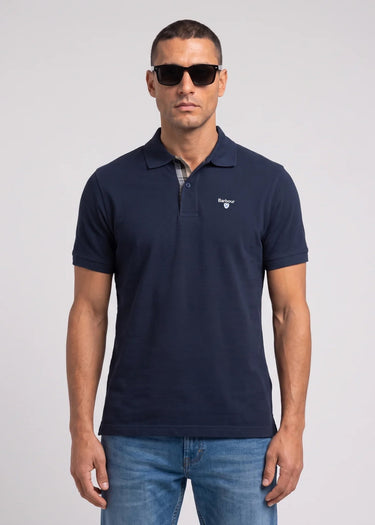 Barbour Polo's Barbour tartan pique tailored polo shirt - new navy