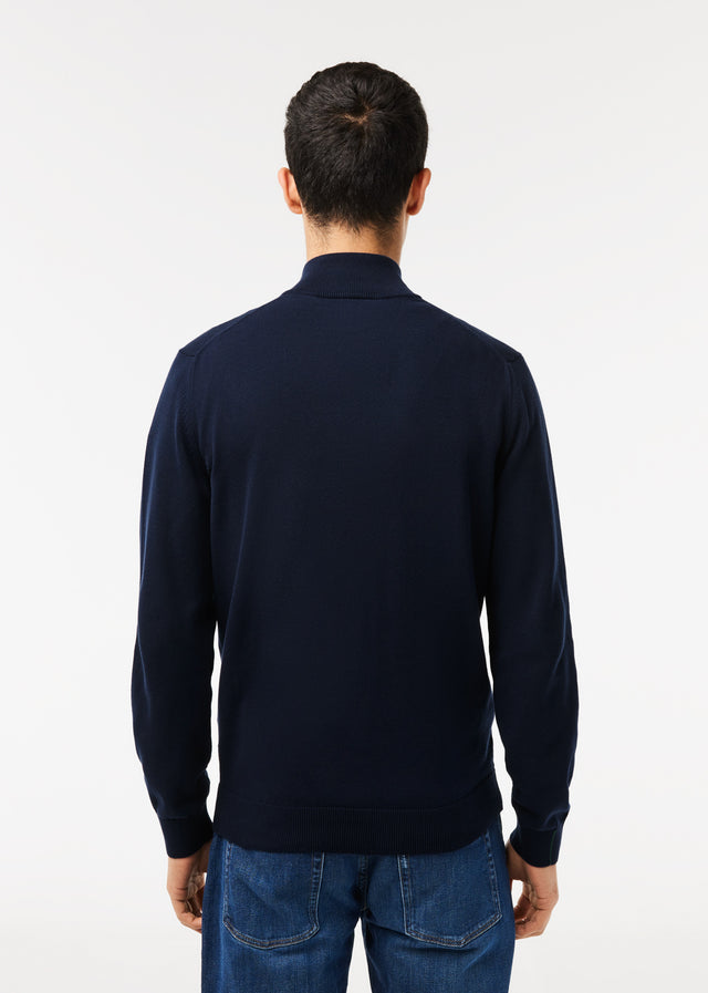Lacoste Cardigans A Zip through sweater - navy blue