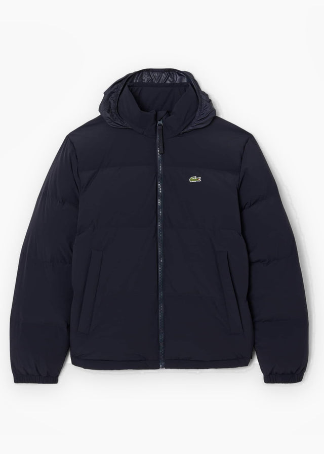Lacoste Jackets Water-repellent packable hood down jacket - abysm