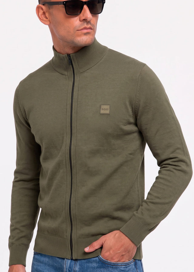 Hugo Boss Sweaters Kanozip s - bright green