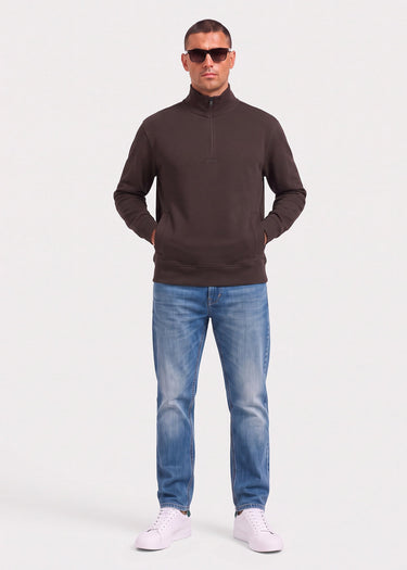 Hugo Boss Sweaters Ze smallzip - brown