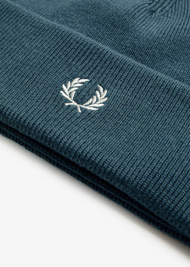 Fred Perry Mutsen Classic beanie - petrol light oyster