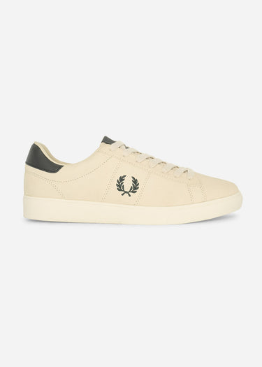 Fred Perry Schoenen Spencer textured nubuck - oatmeal night green