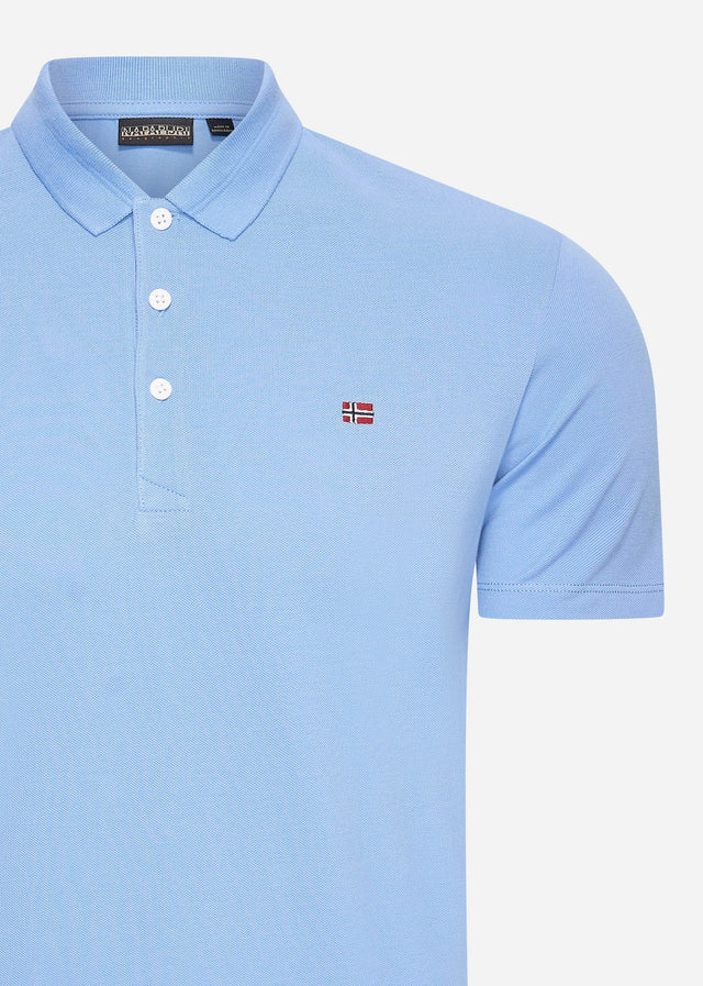 Napapijri Polos Ealis ss sum - blue flower