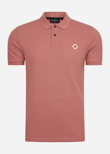 MA.Strum Polo's SS pique polo - brick dust
