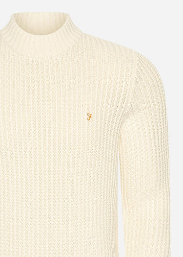 Farah Truien Sweater burlington fisherman - cream