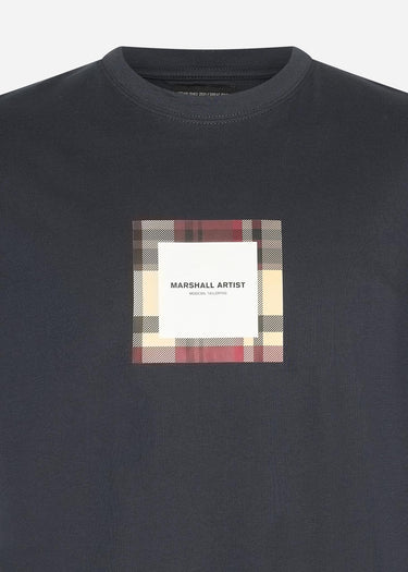 Marshall Artist T-shirts UK ism box logo t-shirt - navy