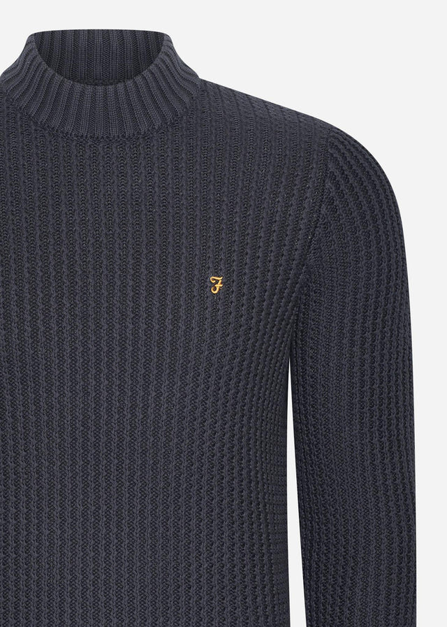 Farah Sweaters Sweater burlington fisherman - true navy