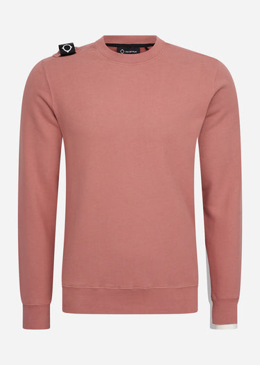MA.Strum Truien Core crew sweat - brick dust
