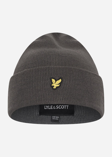 Lyle & Scott Mutsen Beanie - gunmetal