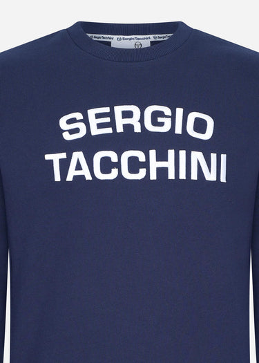 Sergio Tacchini Truien Reinaldo crew neck sweat - maritime blue