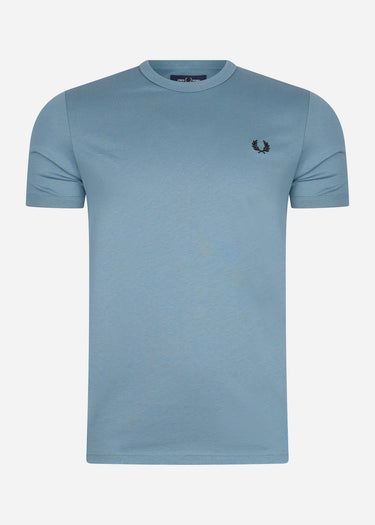 Fred Perry T-shirts Ringer t-shirt - ash blue