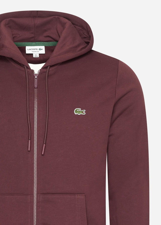 Lacoste Cardigans Sweater zip - expresso