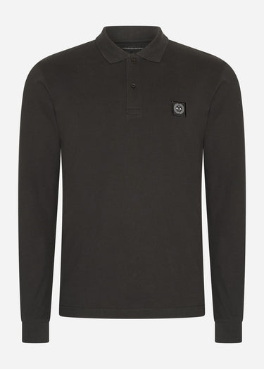 Marshall Artist Longsleeve Polo's Siren ls polo - black