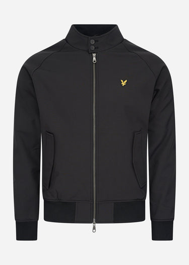 Lyle & Scott Jassen Softshell harrington jacket - jet black