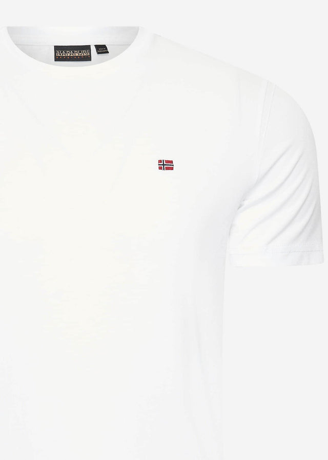 Napapijri T-shirts Salis ss sum t-shirt - bright white