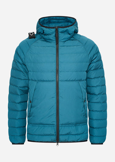 MA.Strum Jassen Hooded down jacket - storm blue