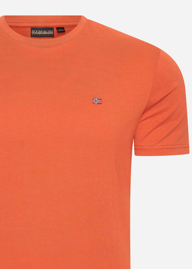 Napapijri T-shirts Salis ss sum t-shirt - orange burnt