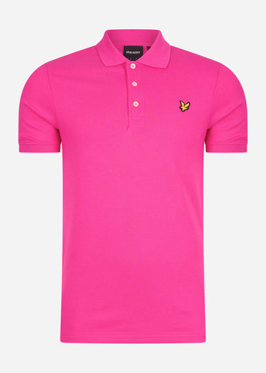 Lyle & Scott Polo's Plain polo shirt - pink scorch