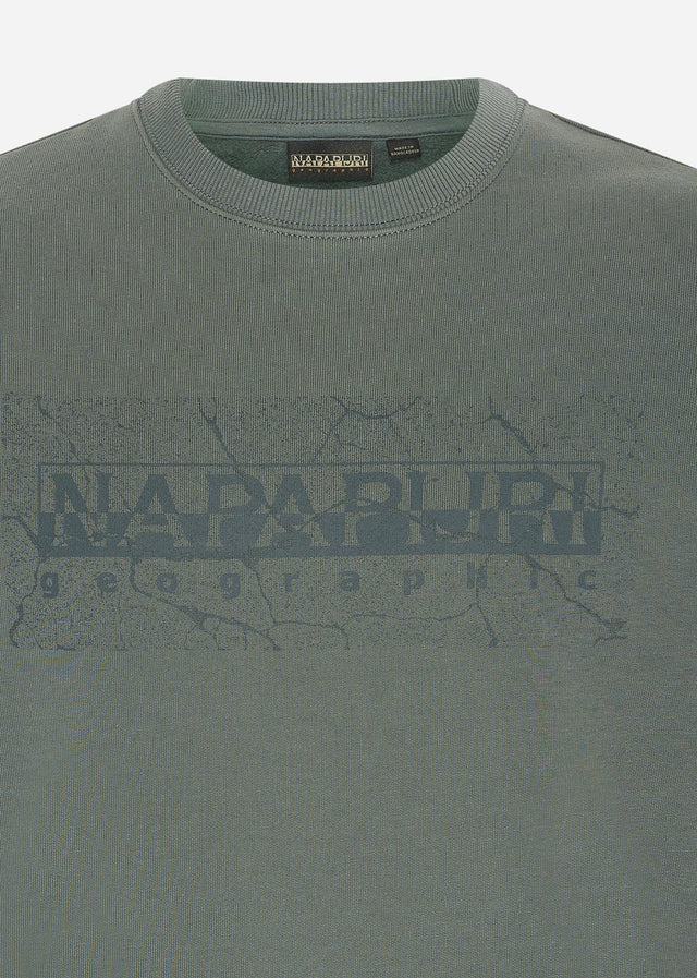 Napapijri Sweaters Albula crewneck sweater - green urban
