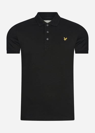 Lyle & Scott Polo's 3 pack plain polo shirt - gunmetal - jet black - cove