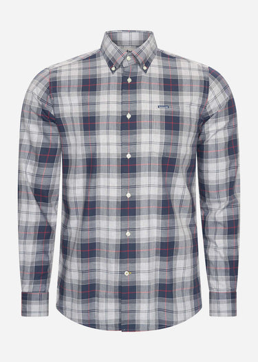 Barbour Overhemden Wetheram tailored tartan shirt - blue granite
