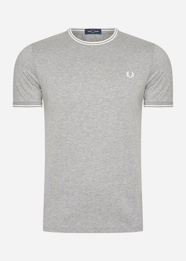 Fred Perry T-shirts Twin tipped t-shirt - steel marl