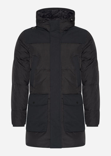 MA.Strum Jassen Recoil down coat parka - black