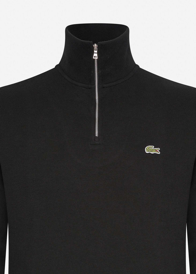 Lacoste Sweaters Sweater half zip - black