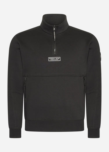Marshall Artist Truien Siren 1/4 zip - black