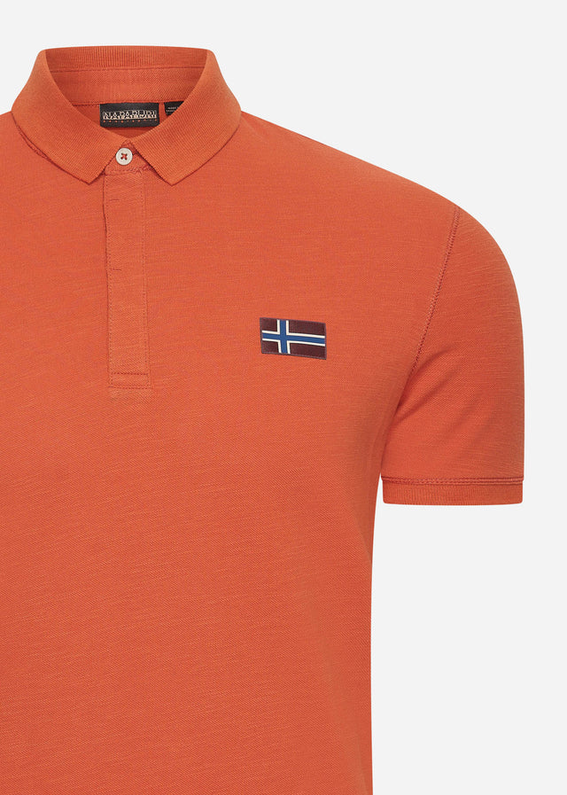 Napapijri Polos Ebea 2 - orange burnt