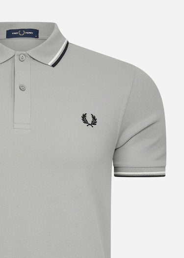 Fred Perry Polo's Twin tipped fred perry shirt - limestone ecru black