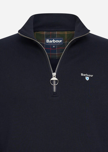 Barbour Truien Rothley half zip - navy