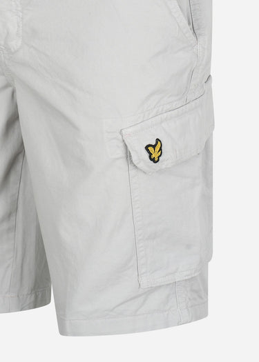 Lyle & Scott Korte Broeken Wembley cargo short - cold grey