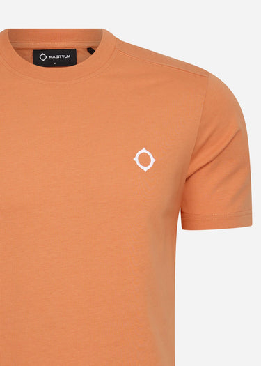 MA.Strum T-shirts SS icon tee - coral gold
