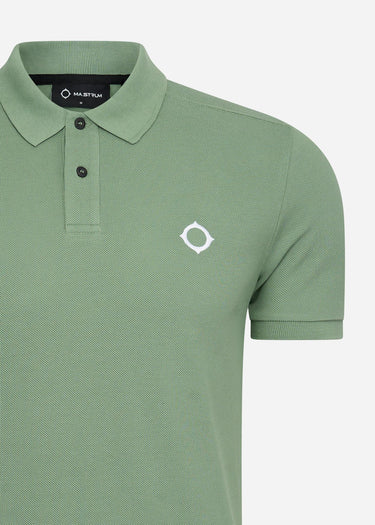 MA.Strum Polo's SS pique polo - loden frost