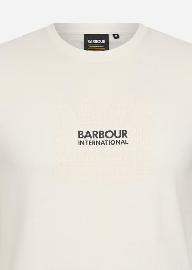 Barbour International T-shirts Multi tee - whisper white