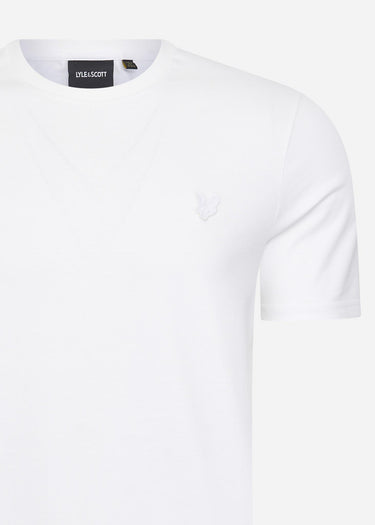 Lyle & Scott T-shirts Tonal eagle t-shirt - white