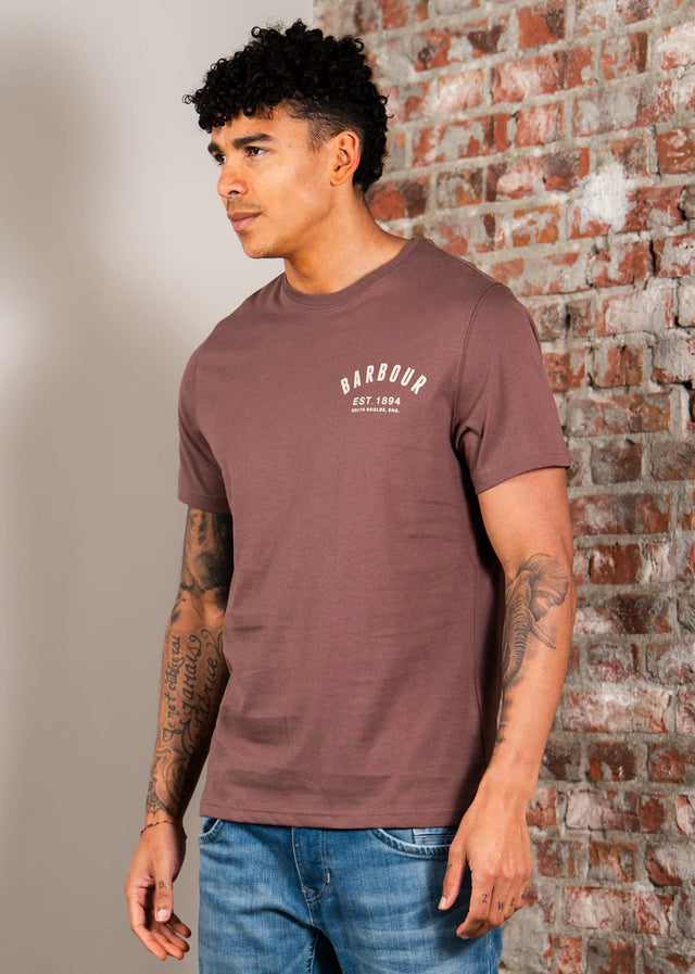 Barbour T-shirts Barbour preppy t-shirt - peppercorn
