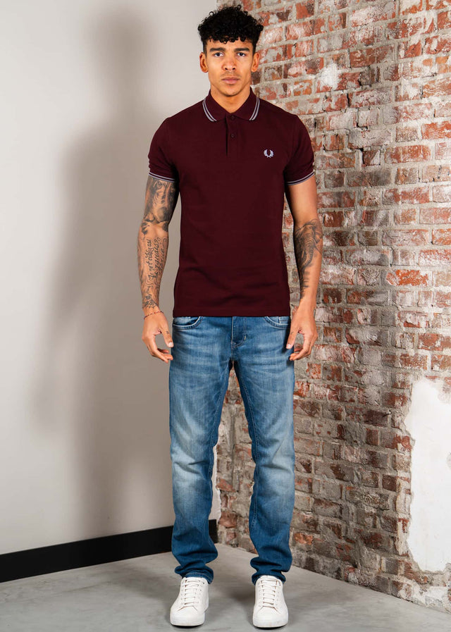 Fred Perry Polos Twin tipped fred perry shirt - oxblood stockport blue