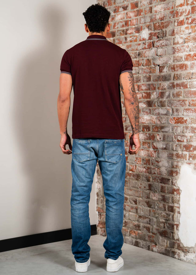 Fred Perry Polos Twin tipped fred perry shirt - oxblood stockport blue