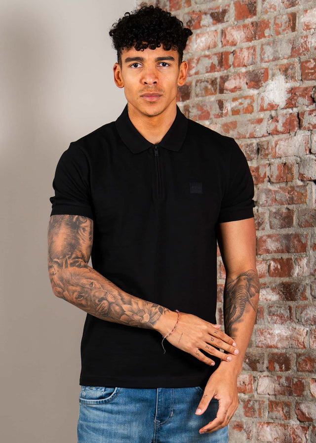 Hugo Boss Polos Passerzip - black