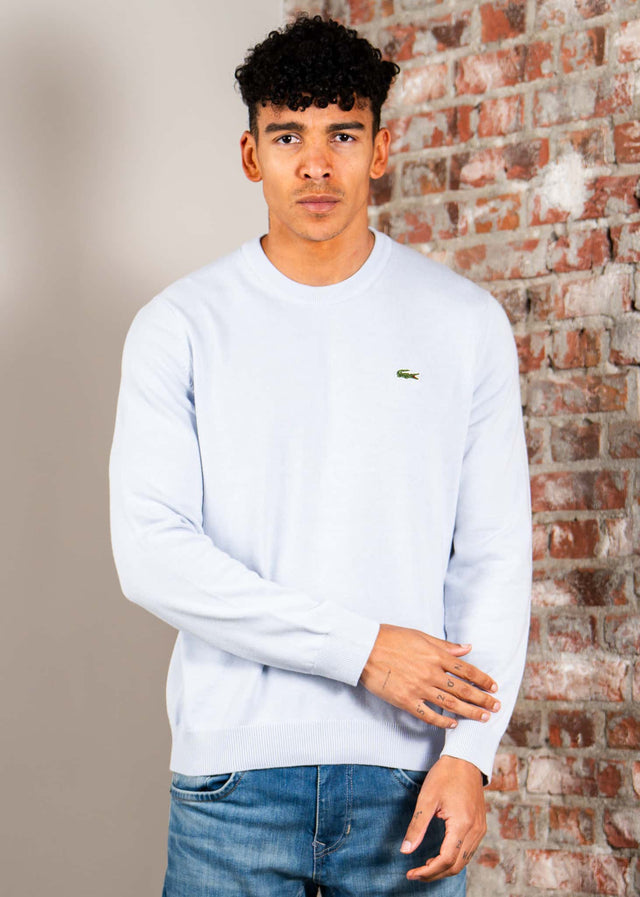 Lacoste Sweaters Regular fit crew neck sweater - phoenix blue