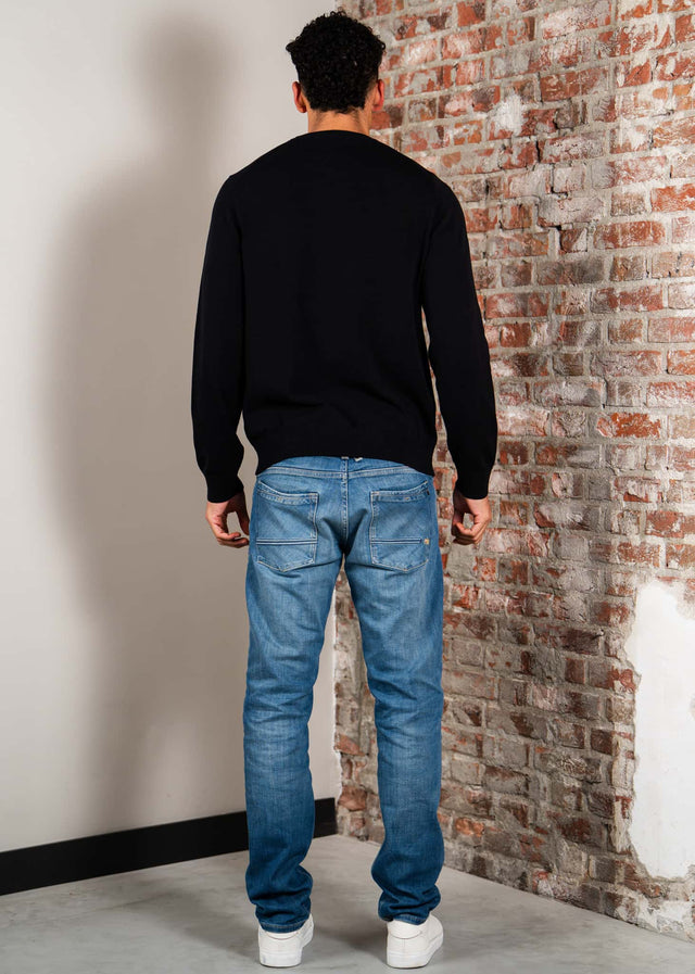 Lacoste Sweaters Regular fit crew neck sweater - black