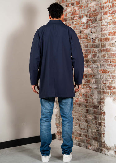 Aquascutum Jassen Softshell trench coat - navy